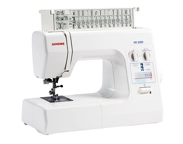 Janome HD2200 Sewing Machine - 22 Stitches - Freearm – Sewing Machines UK