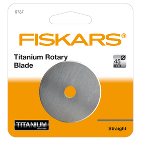 Fiskars Replacement Rotary Blade: Titanium: Straight: 45mm