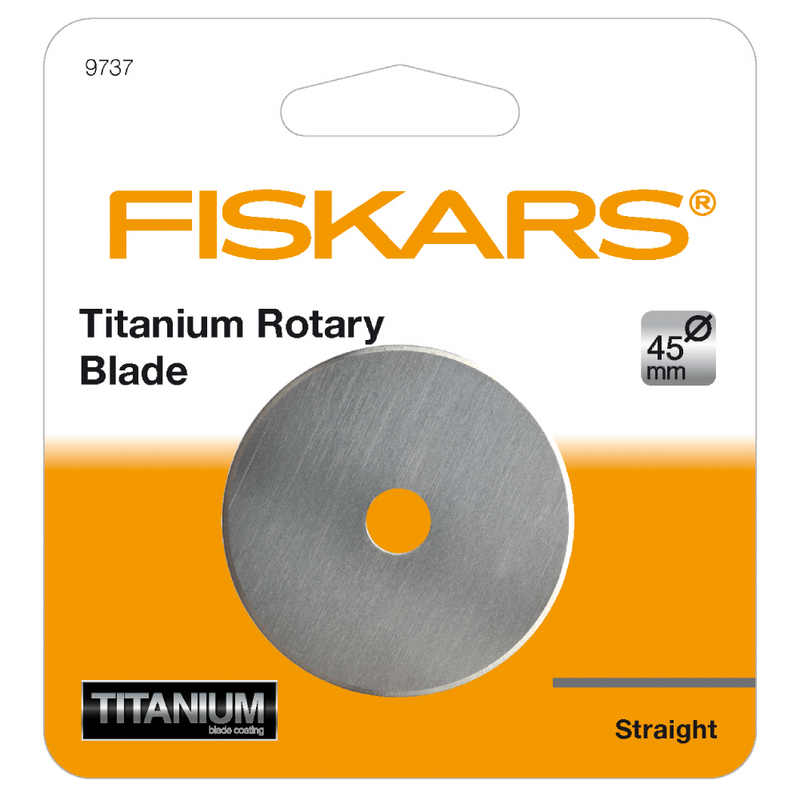 Load image into Gallery viewer, Fiskars Replacement Rotary Blade: Titanium: Straight: 45mm
