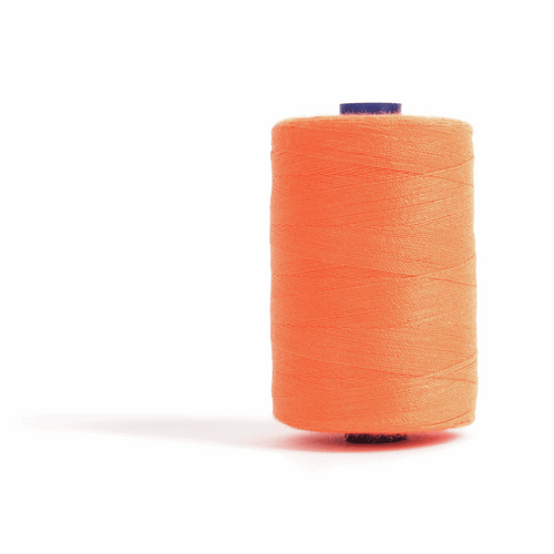 Sewing and Overlocking Thread 1000m Fluorescent Orange