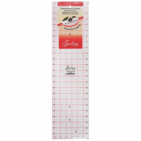 Patchwork Ruler: 24 x 6.5in