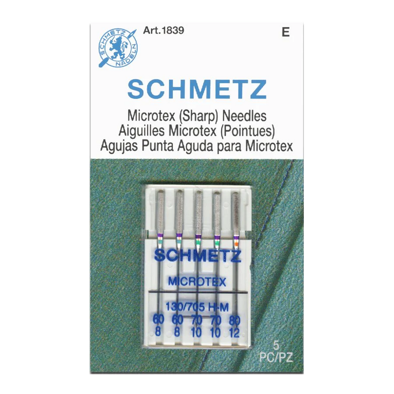 Load image into Gallery viewer, Schmetz Microtex Domestic Sewing Machine Needles
