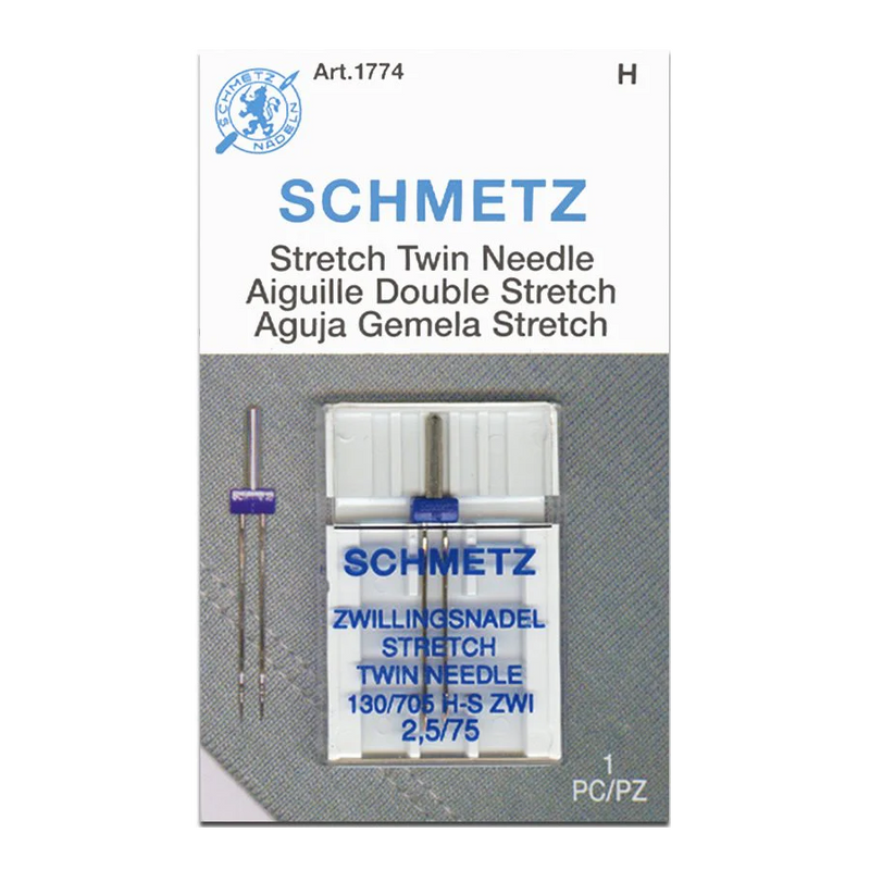 Load image into Gallery viewer, Schmetz Stretch Twin Needle Domestic Sewing Machine Needles
