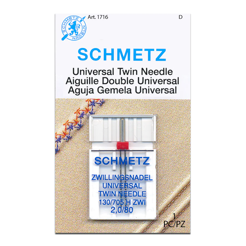 Load image into Gallery viewer, Schmetz Universal Twin Needle Domestic Sewing Machine Needles
